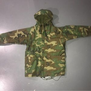 US Military Rain Jacket Camo